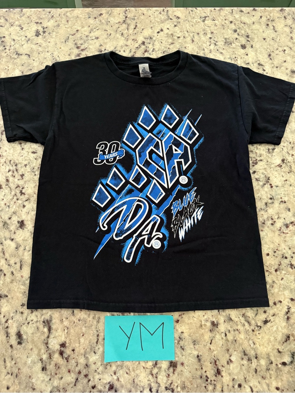 Kids short Sleeve cheer athletics shirt. Girls youth medium. Rebel